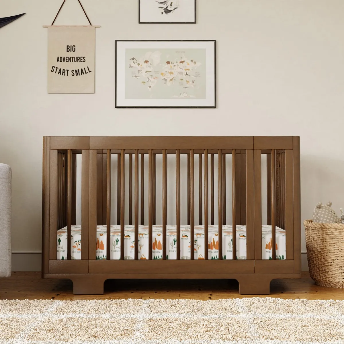 Babyletto Couchette Convertible 8 en 1 Yuzu - Noyer