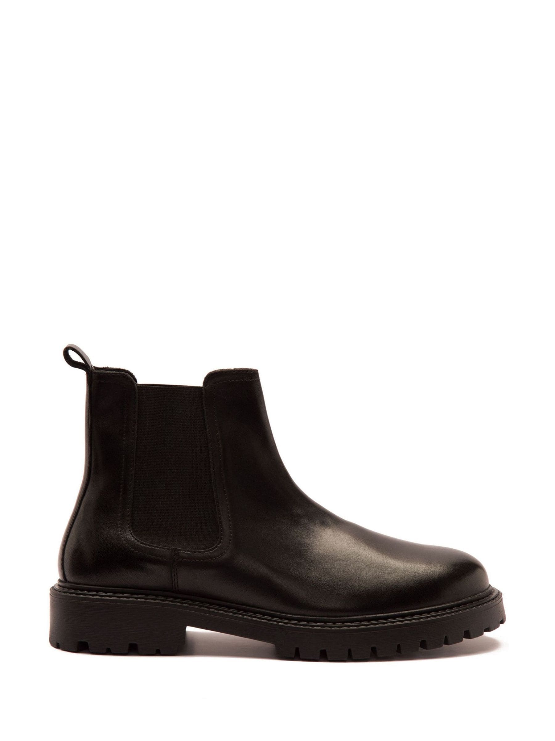 Off The Hook Ozzy High Heel Leather Ankle Chelsea Boots
