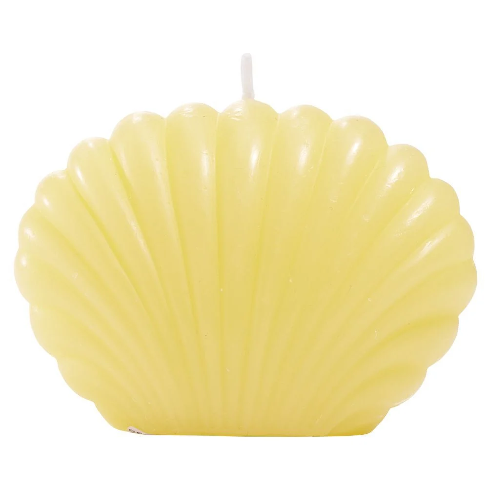 Bougie coquillage petit modèle 8,7x4,5xH6cm