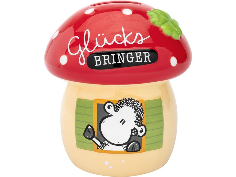 Sheepworld Spardose Glücksbringer Pilz Pilz Sparkasse