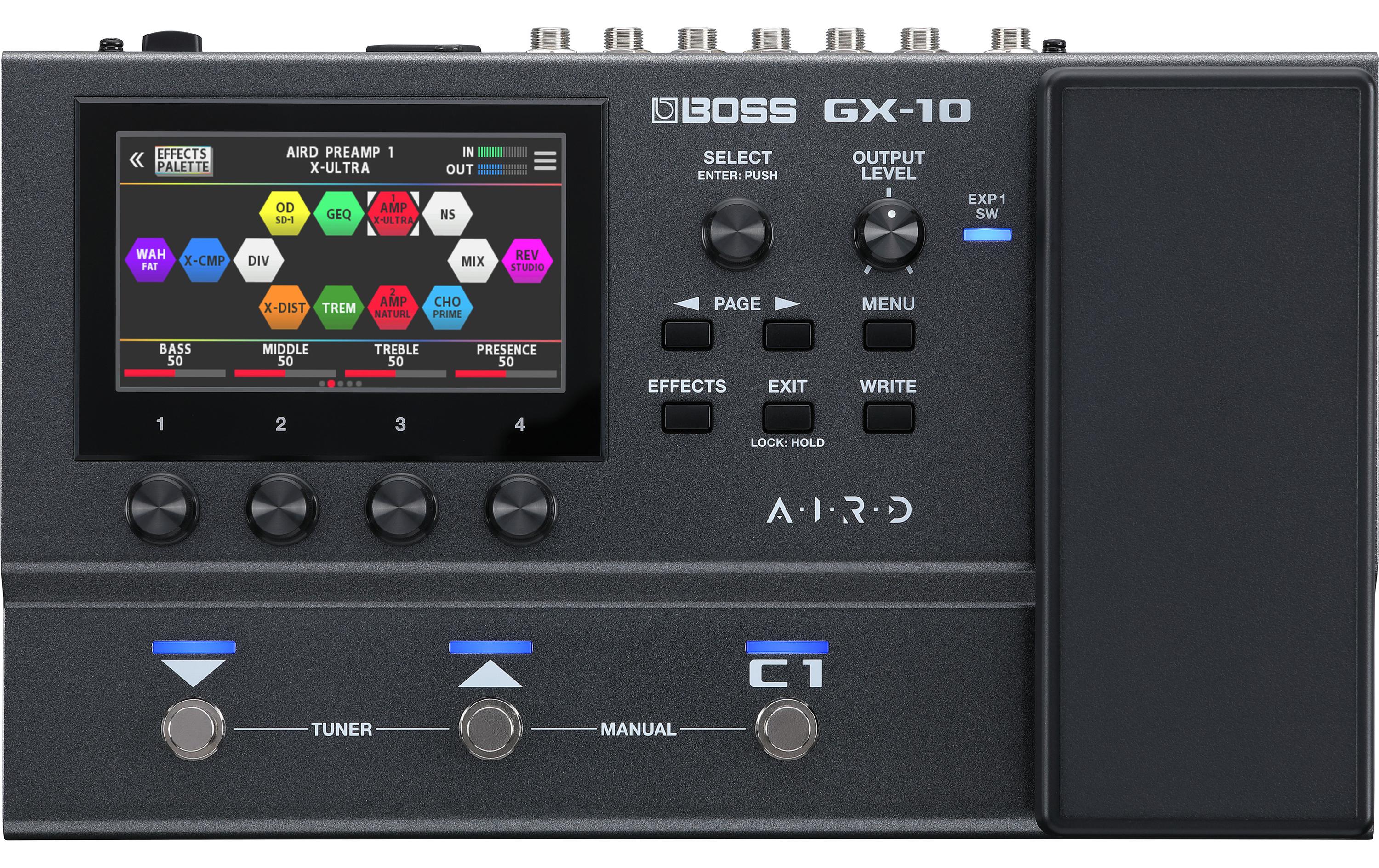 Effektgerät GX-10<br>Kompakter Verstärker/Effektprozessor für Gitarre und Bass