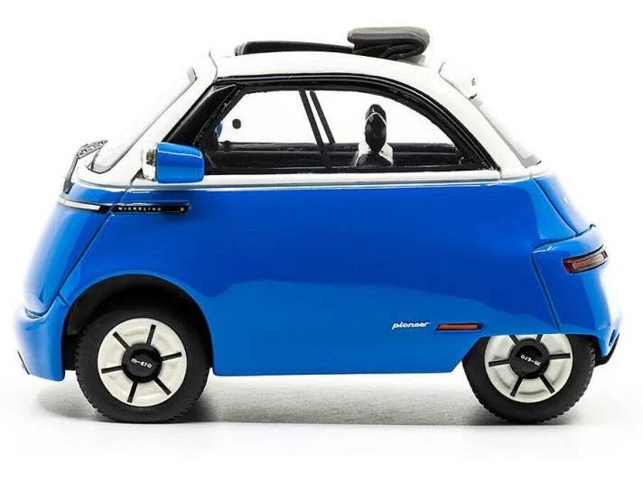 ACE PKW Microlino Dolce 1:43 Detailgetreues Modell in Zürichblau