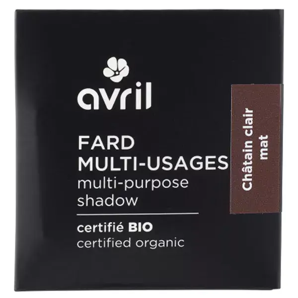 Sombra para olhos multiuso Avril Eyes, marrom claro matte, orgânica, 2,5g