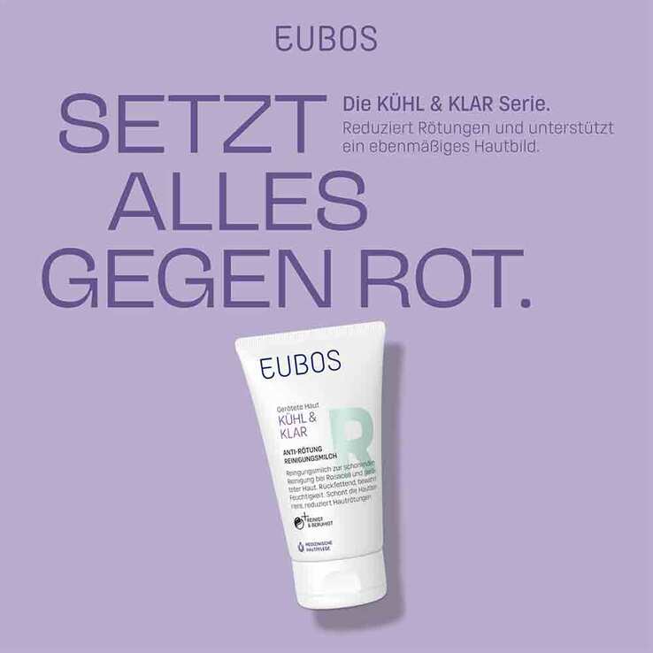 Eubos Kühl & Klar Anti-Rötung Reinigungsmilch, 150 ml