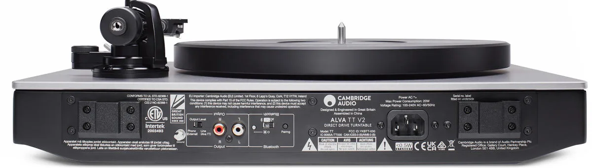 Cambridge Audio Alva TT V2 Platines vinyle hi-fi