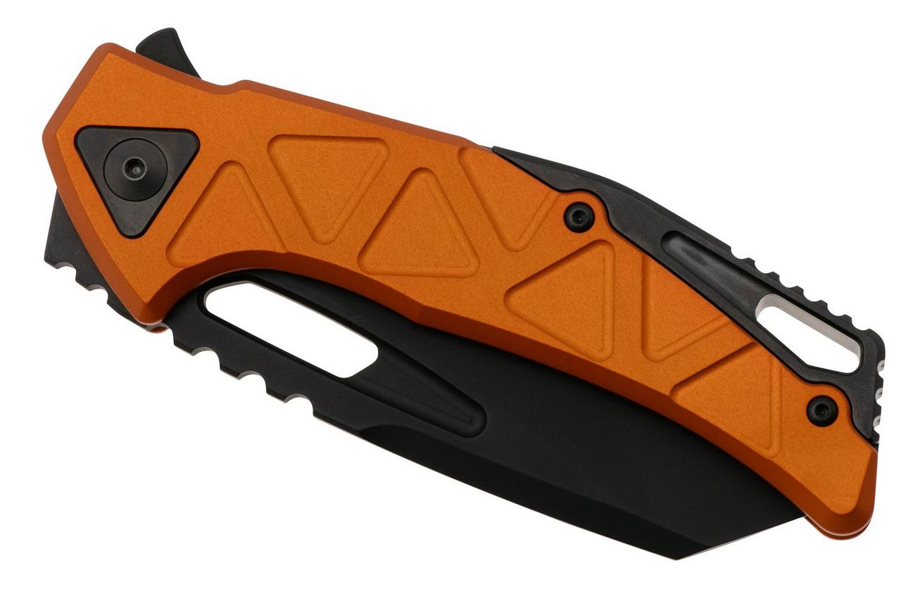 Fox Chronos FX-552-ALBOR PVD Magnacut, Orange Aluminium, zakmes, Stefan Merk design