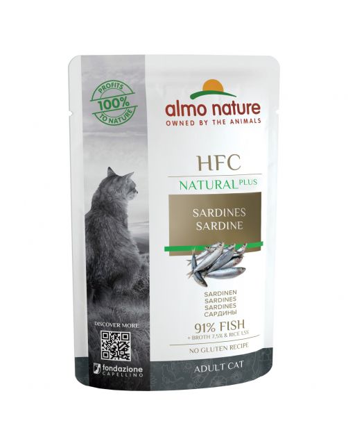 Almo Nature Hfc Cat Maaltijdzakjes Plus 55 g - Kattenvoer