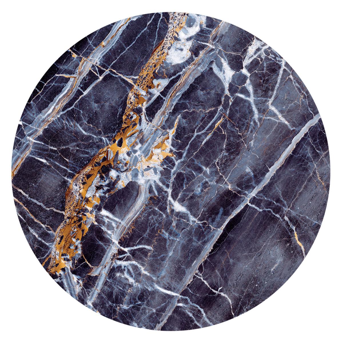 PopSockets PopSockets Basic Gold on Dark marble