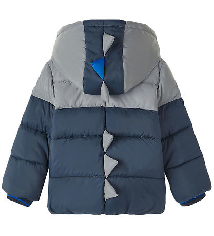Name It Steppjacke - NmmMorten - Dark Sapphire m. Dino