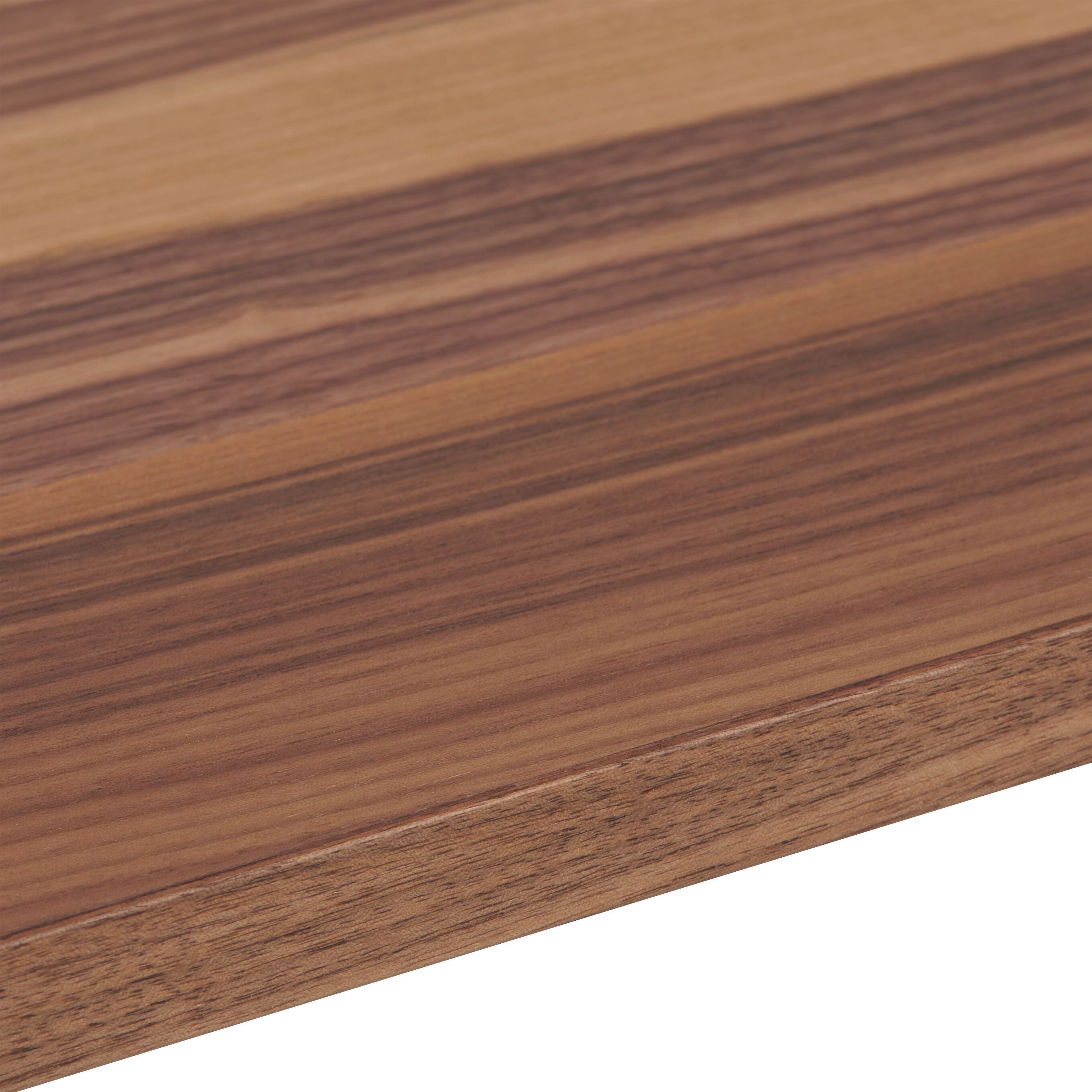 FLEXCUBE PROFI Schreibtisch höhenverstellbar - Nussbaum / B: 180.0 cm x T: 80.0 cm x H: 67.0 cm