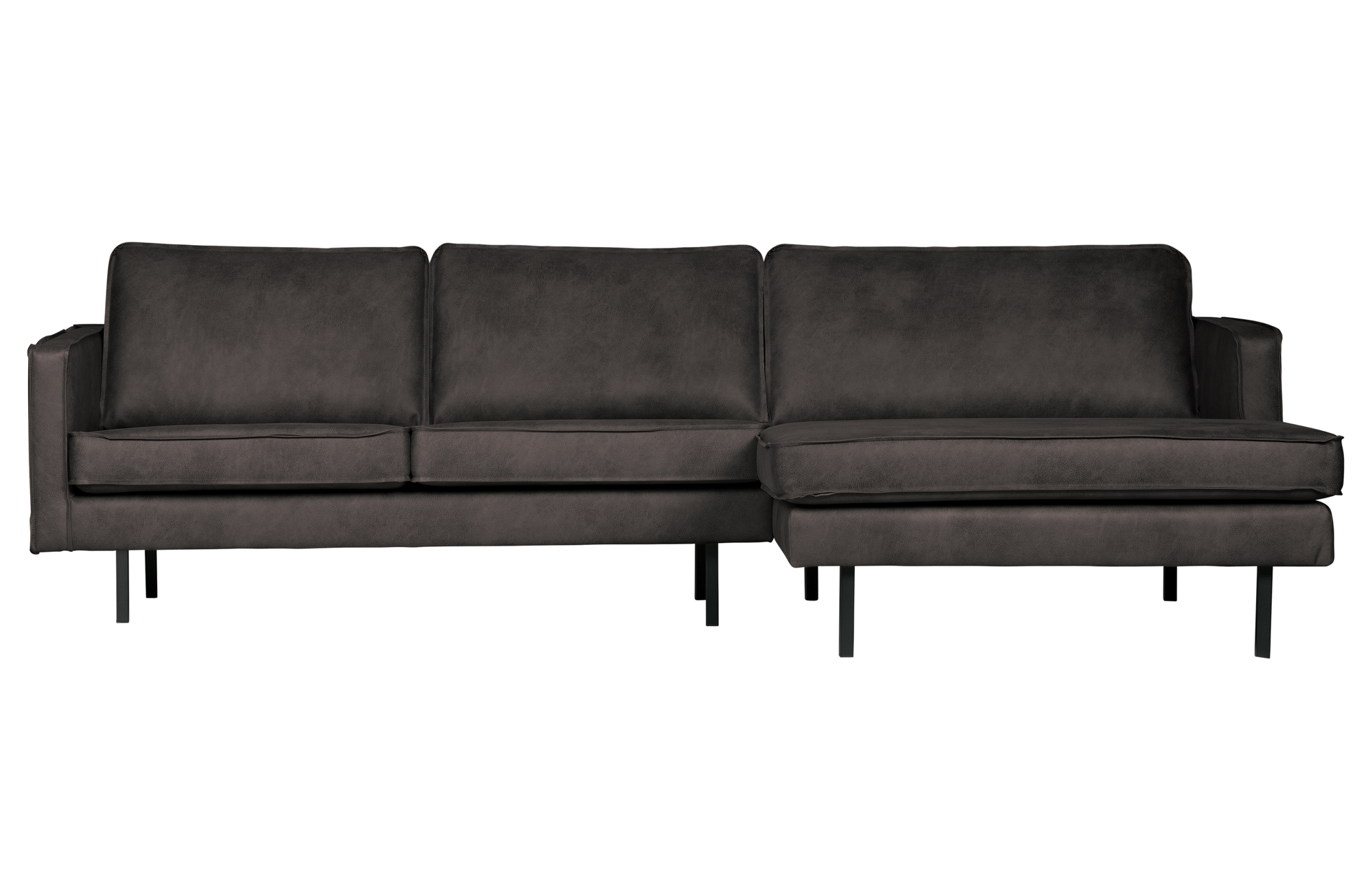Chaise longue Rodeo zwart Rodeo Chaise Longue Rechts - Zwart