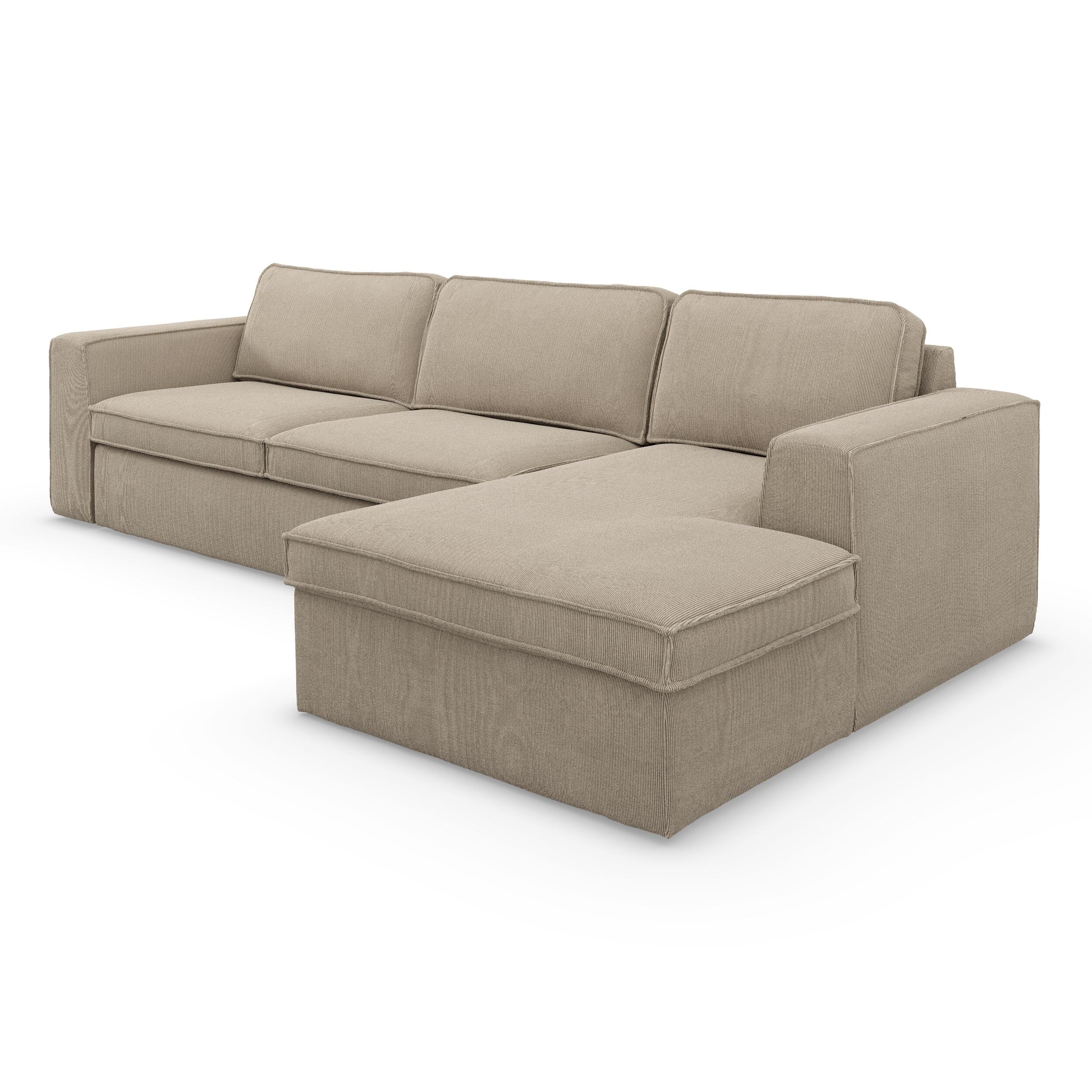 Runar højrevendt sofa med chaiselong