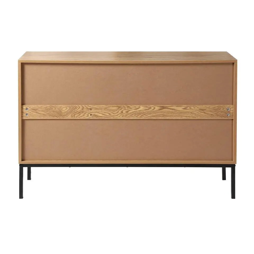 CALICOSY - Dressoir JAYA - Licht hout - 80x120x40 cm