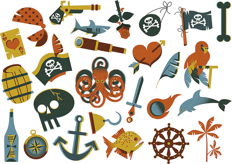 Auzou Auzou - Little Tattoos - Pirates