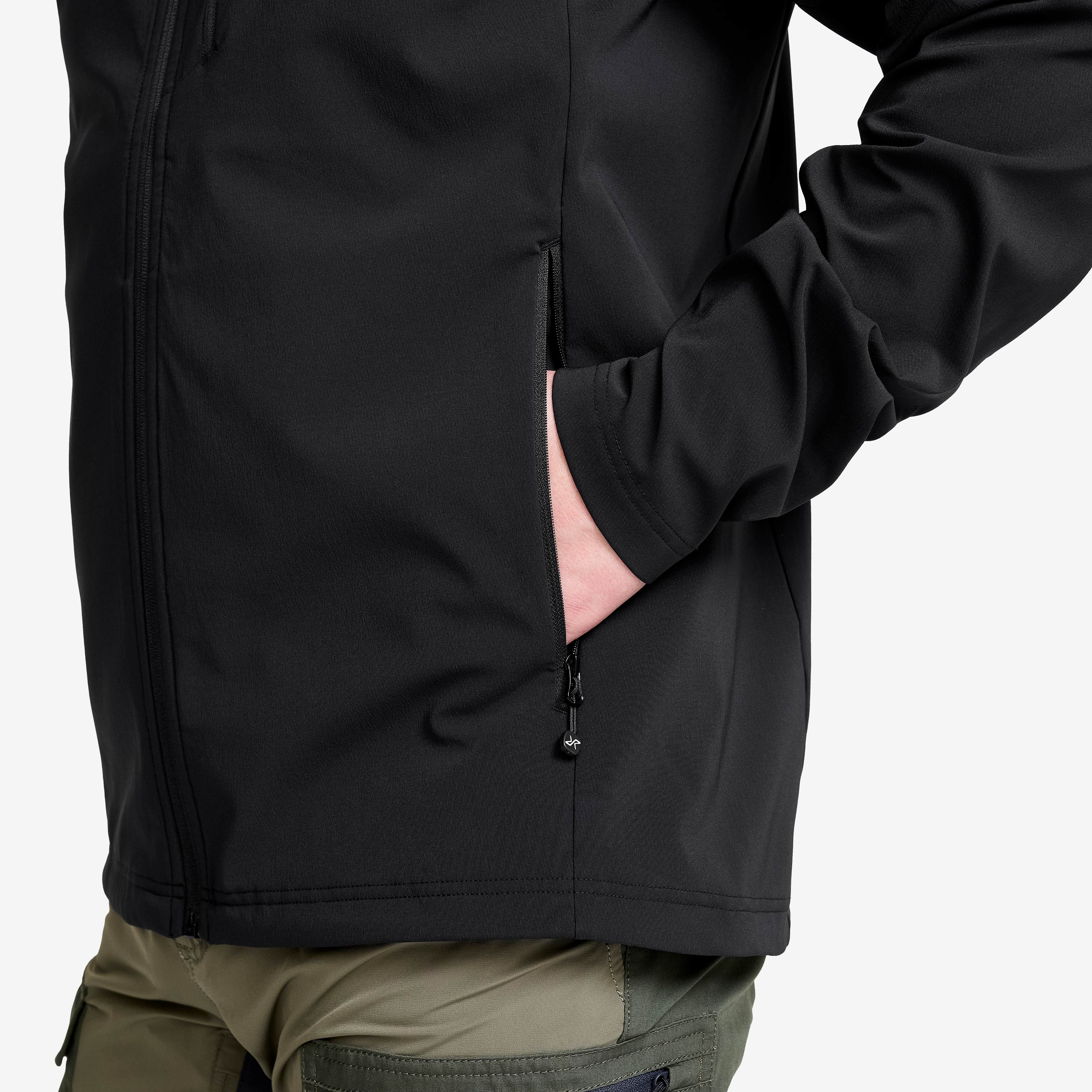 Exciter Light Softshell Jacket Herre Black