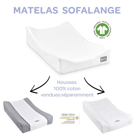 Housse Sofalange   Gris clair        de               Béaba