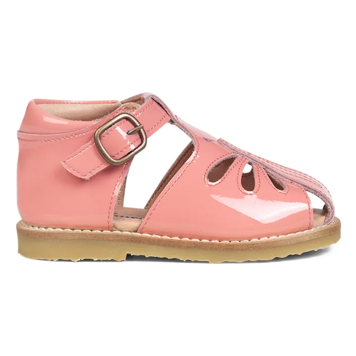 Petit Nord Sandales Scratchs Butterfly | Rose