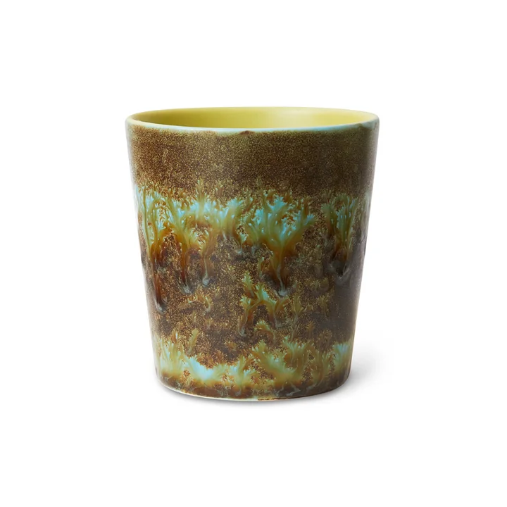 HKliving - 70's Kaffeebecher, 230 ml, tidal