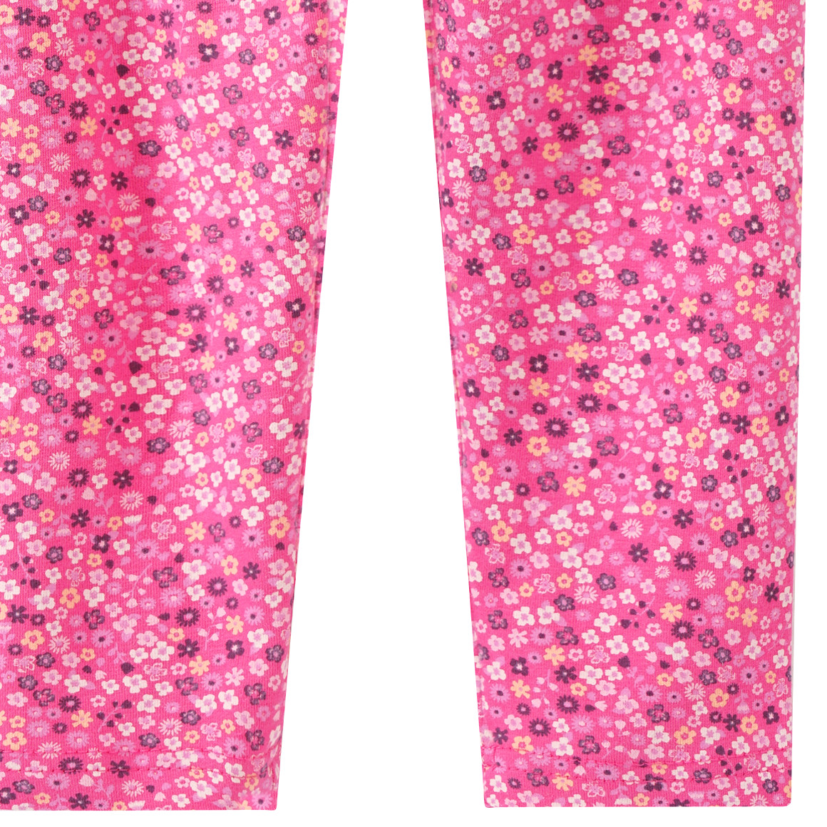 Topolino Mädchen Capri-Leggings im Millefleur-Design pink / bunt