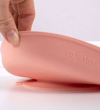 Filibabba Geschirr-Set - Silikon - 3 Teile - Peach