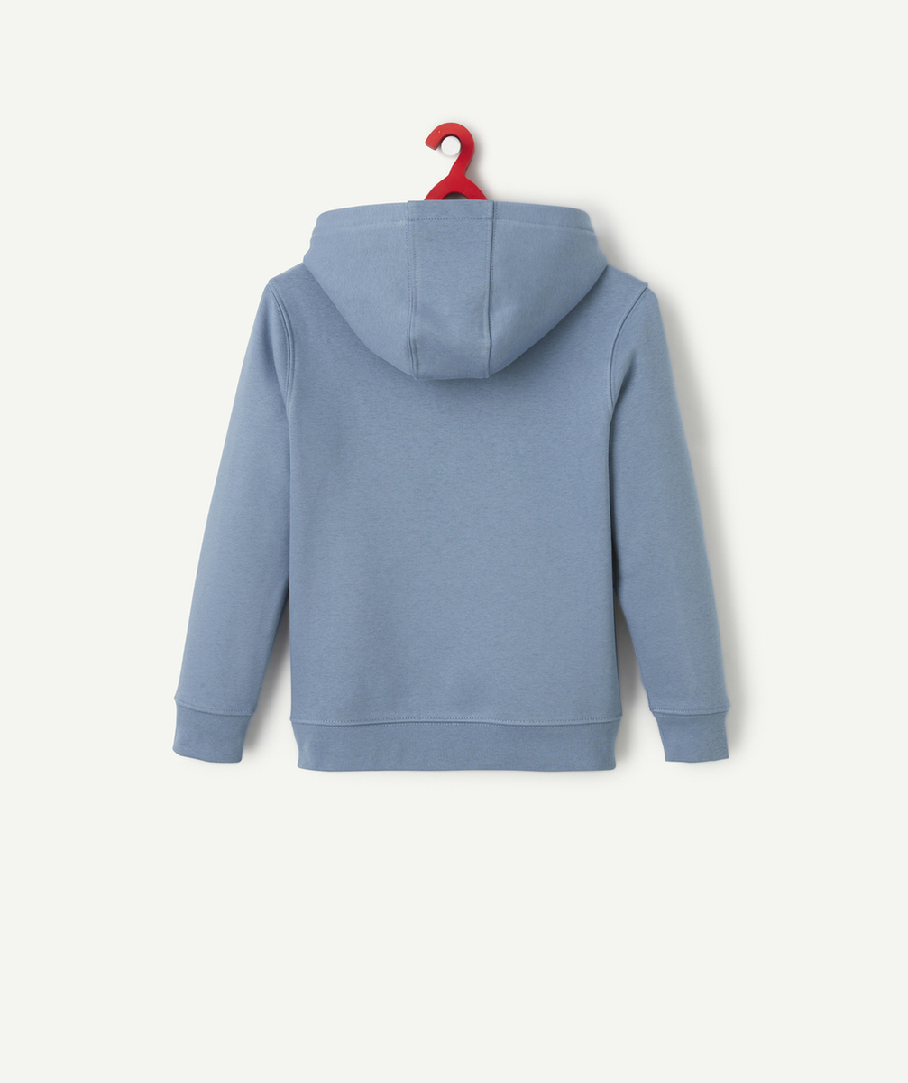 VANSSWEAT À CAPUCHE CLASSIC PO BLEU AVEC LOGO
