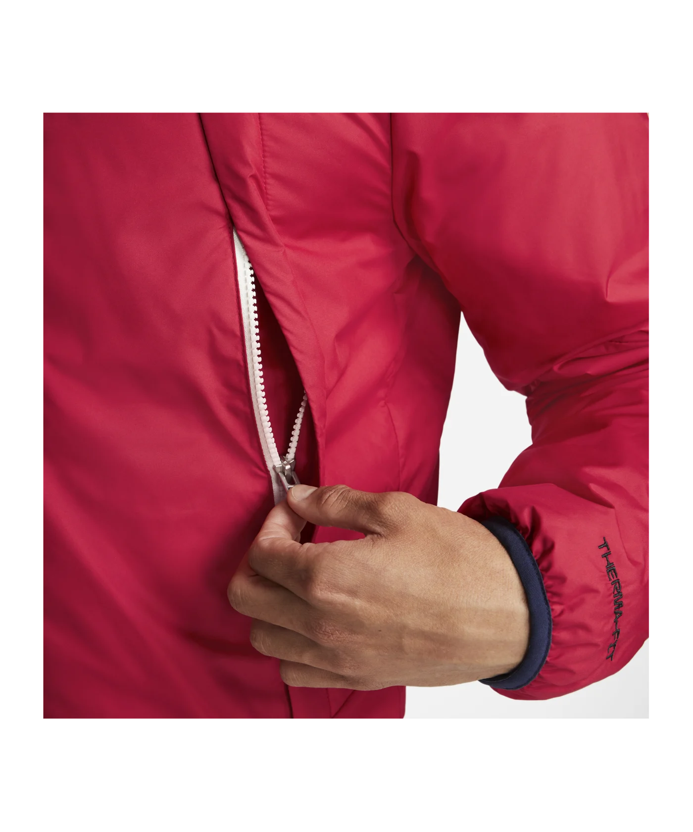 Nike Therma-FIT Legacy Reversible Jacke Rot F687