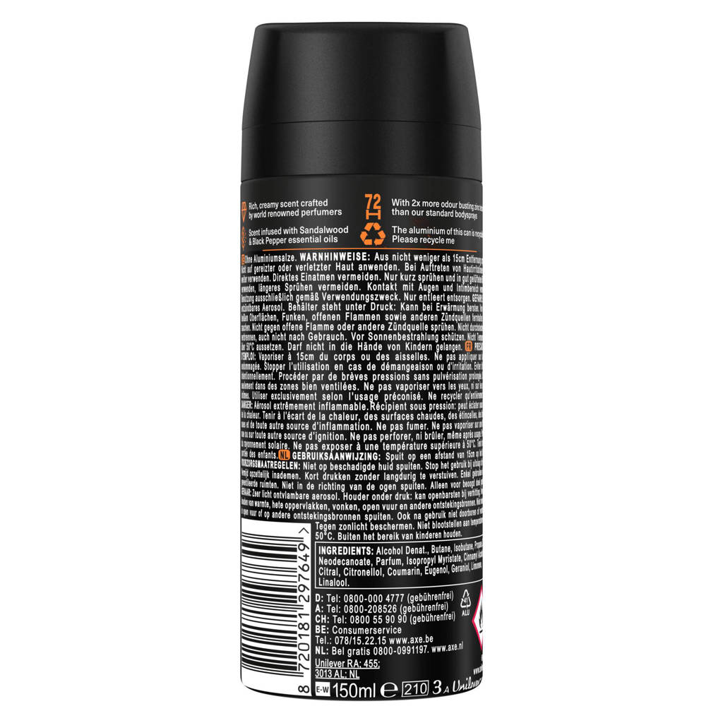 Copper Santal premium deodorant bodyspray - 6 x 150 ml