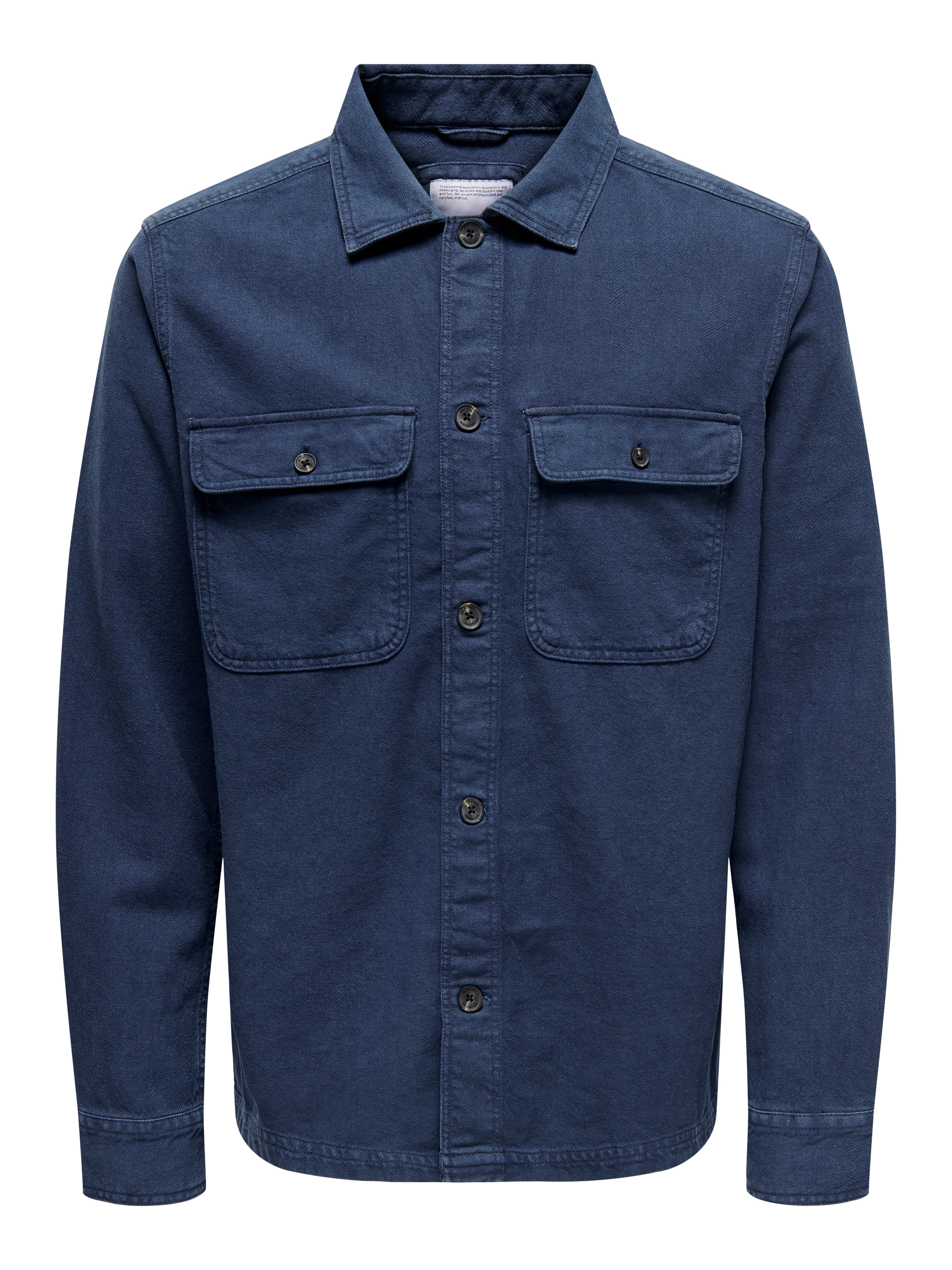 ONSOLIVER Overshirt Dress Blues