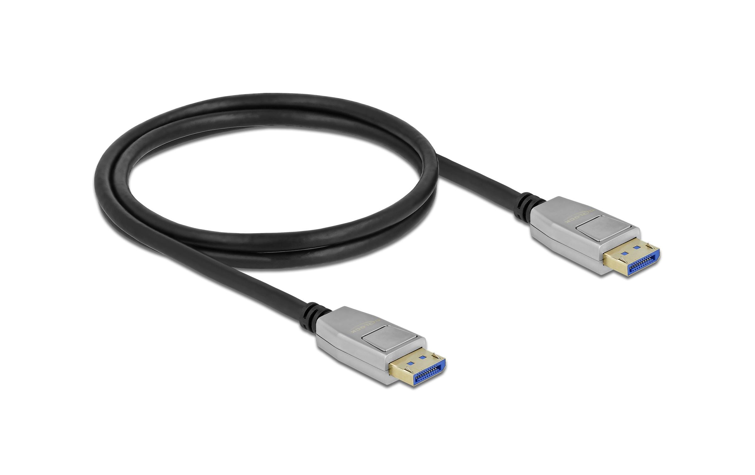 Kabel 10K 60Hz, 54Gbps DisplayPort - DisplayPort, 1 mDelock DisplayPort Kabel 10K 60 Hz 54 Gbps 1 m