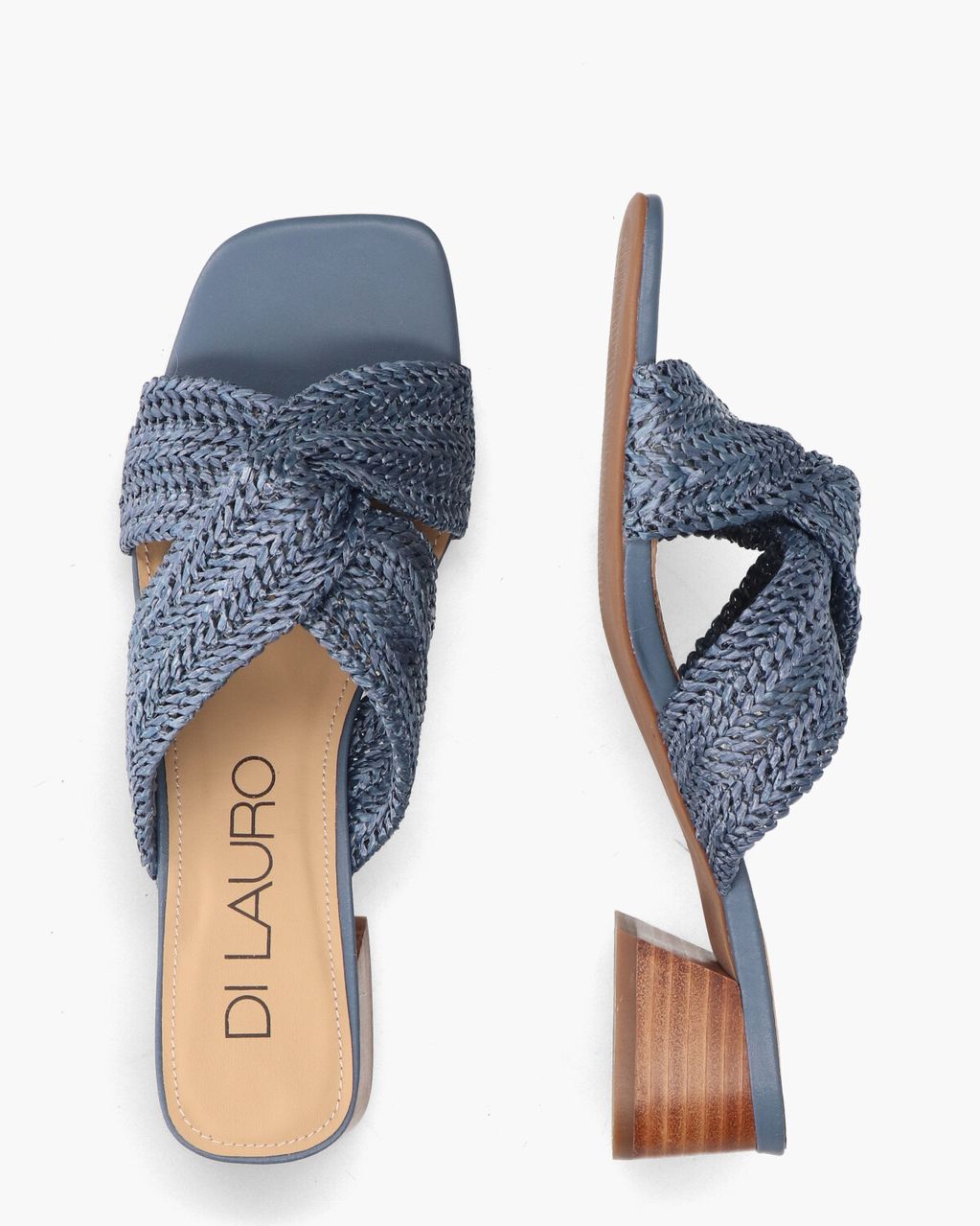 Di Lauro Terese Blauw Damesslippers