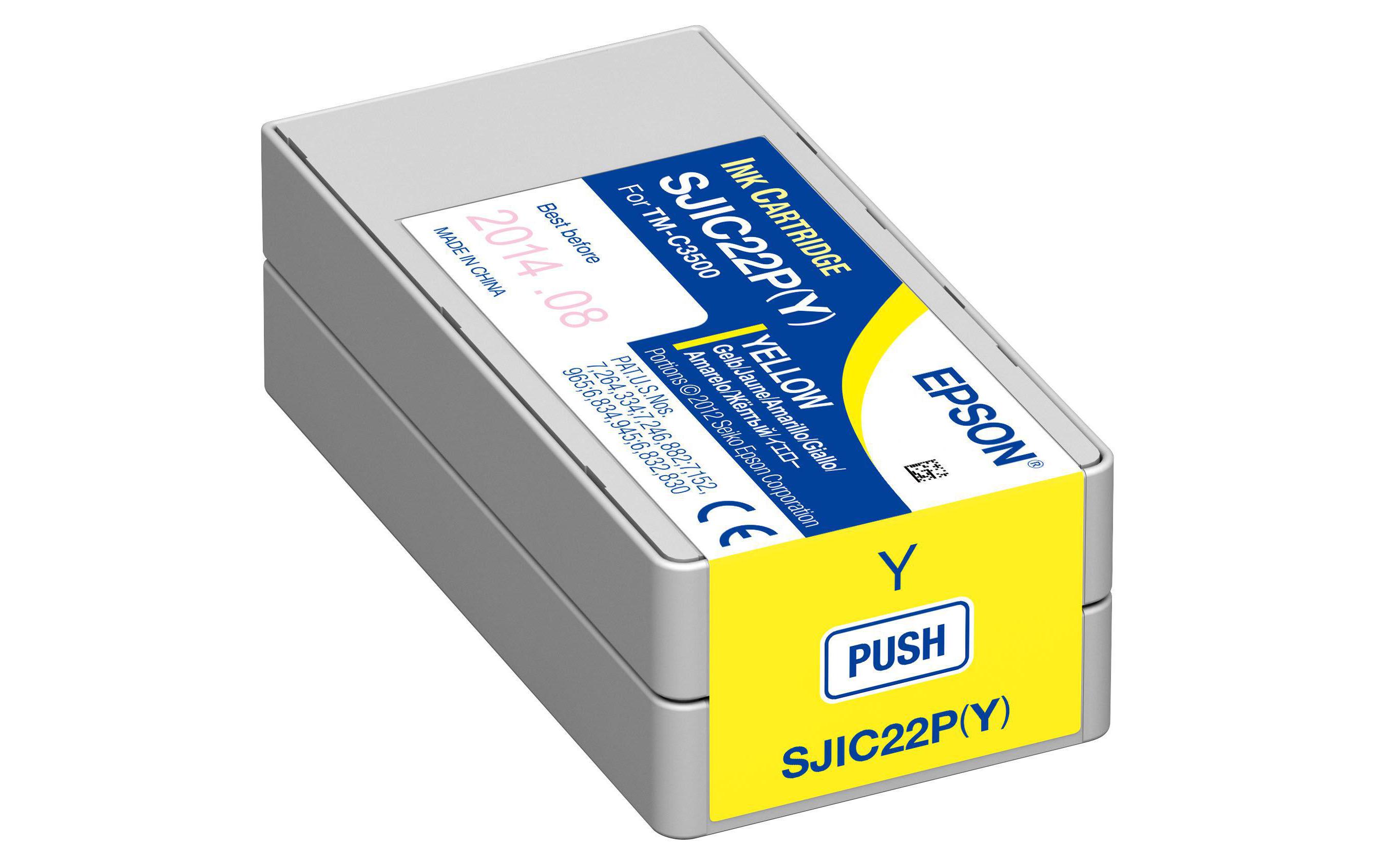 Tinte SJIC22P GelbTintenpatrone, gelb (yellow)