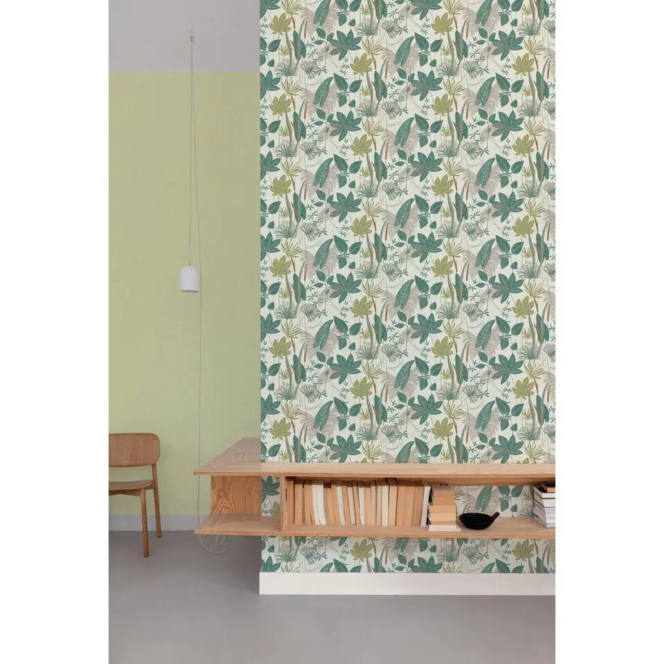Dutch Wallcoverings Vliesbehang Arcadia loma - groen - 10,05m x 53cm