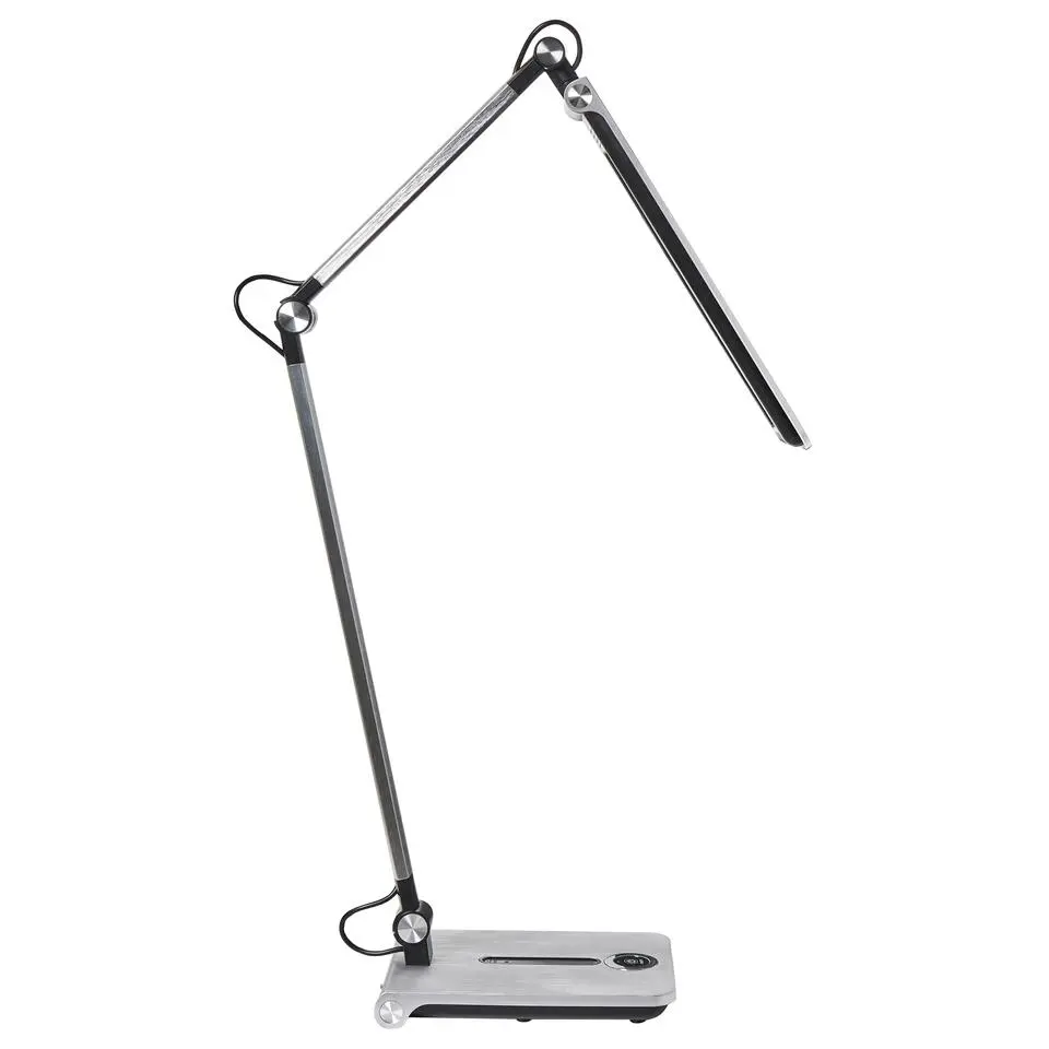 AQUILA - Bureaulamp LED - Zilver - Synthetisch materiaal