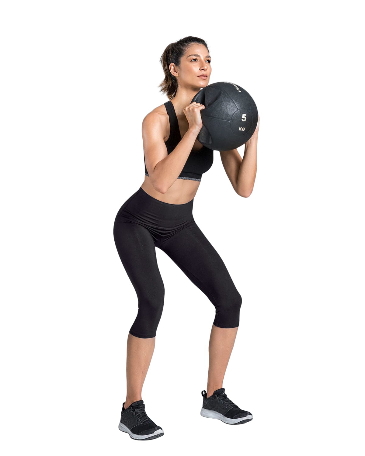 Calça Legging Capri Esportiva Leonisa 012904 com Modelagem e Secagem Rápida
