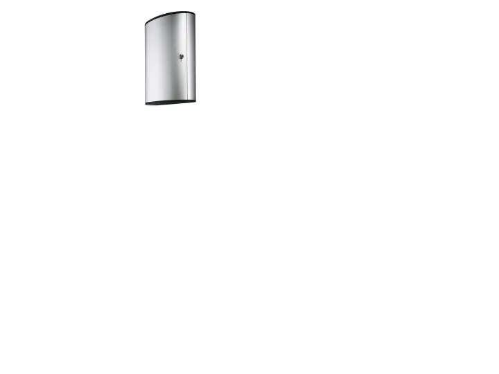 DURABLE KEY BOX - Nøglekabinet - 72 kroge - børstet aluminium - aluminium