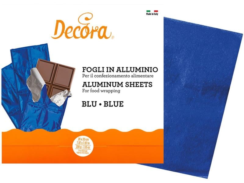 Decora Alufolie 20 cm x 0.2 m, Blau Aluminiumfolie