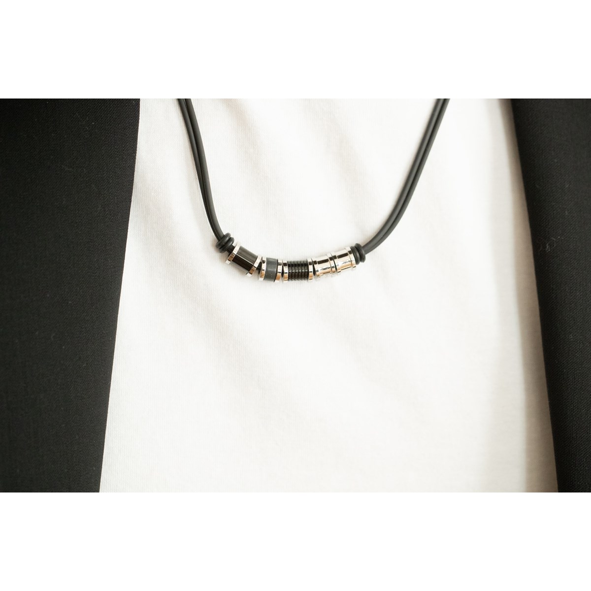Collier multi-motifs Max en Acier 316L