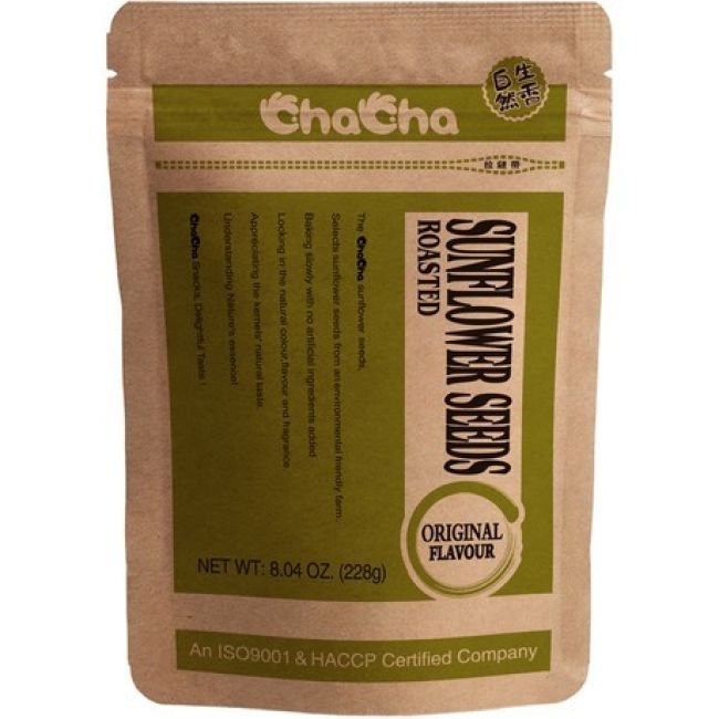Chacha Geroosterde Zonnebloempitten Originele Smaak 228g