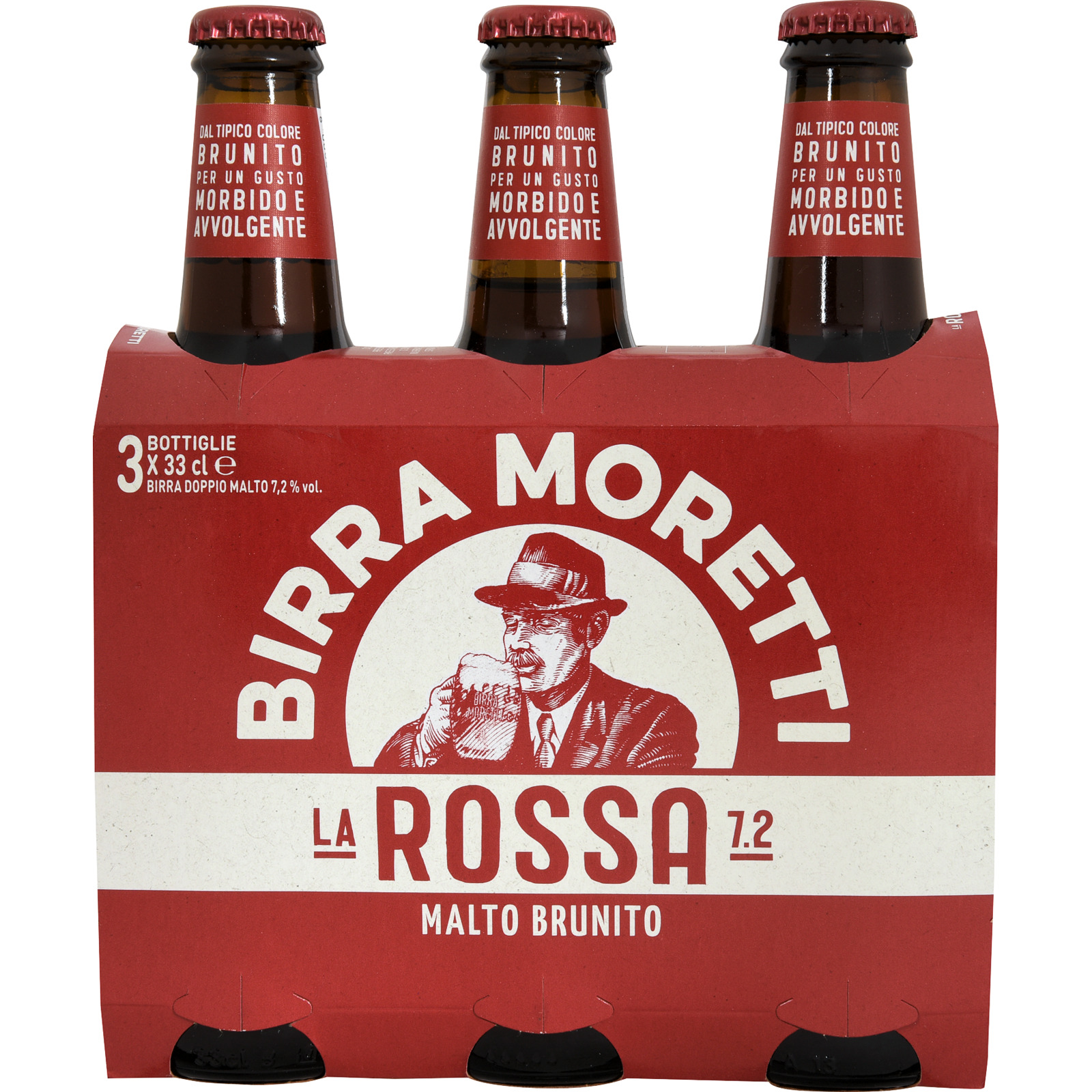 Birra Moretti la Rossa 3 x 33 cl