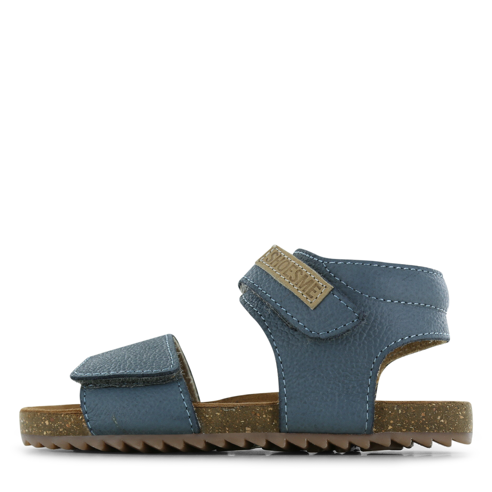 Shoesme blauwe sandaal met brede band Leer | Uni schoenen
