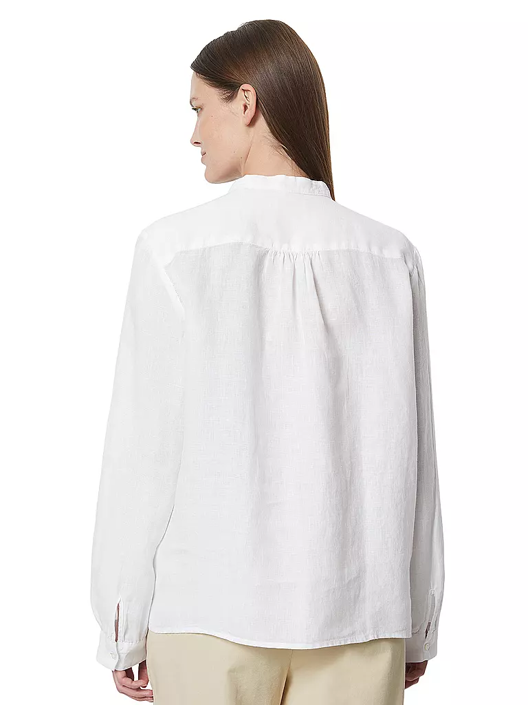 MARC O'POLO Bluse weiss