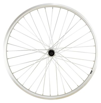 ROUE VTT 26  AR BLOCAGE K7 JANTE ARGENT MACH1 ER10 MOY.SHIM TX500 V-BRAKE 8/9/10V