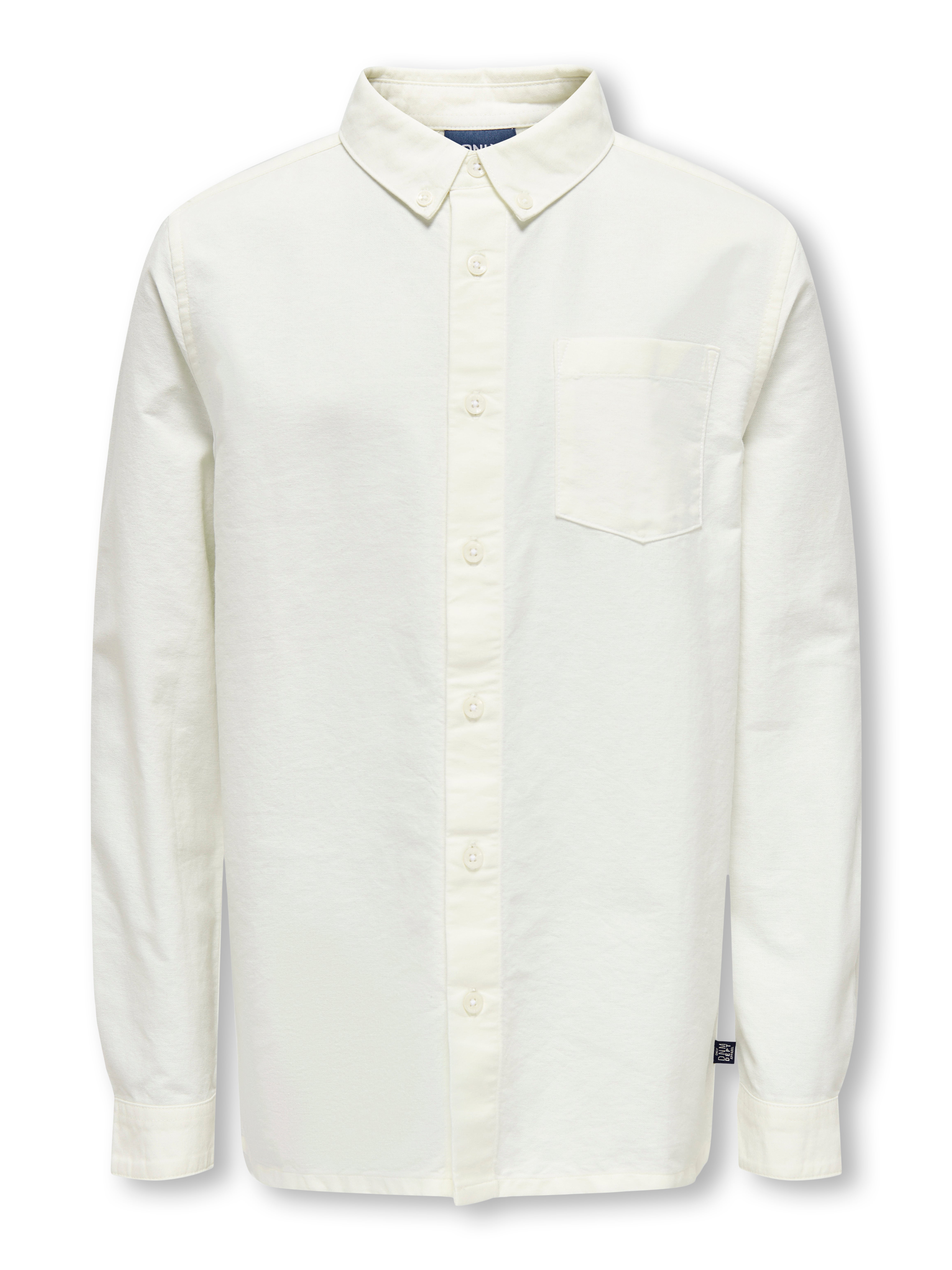 KOBRASMUS Oxford Hemd Cloud Dancer