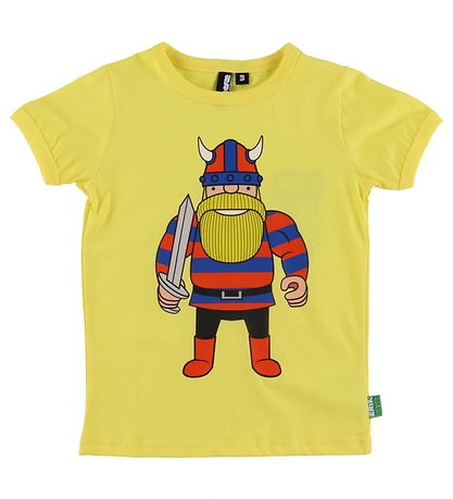 Danef? T-Shirt - Danerainbow - Bright Yellow Erik Din Ven