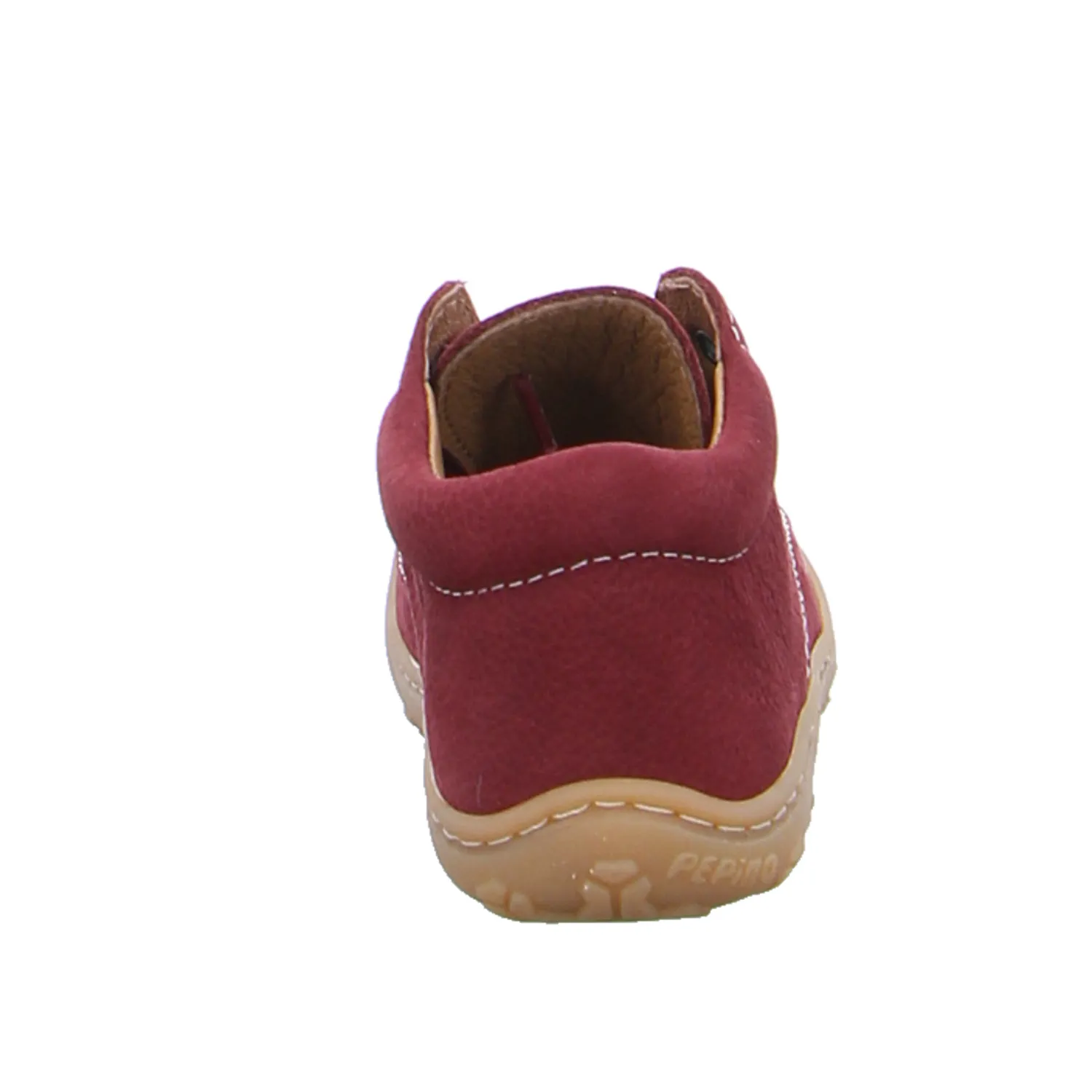 PEPINO Lauflernschuh Dunkelrot Leder  Bottine Unisex
