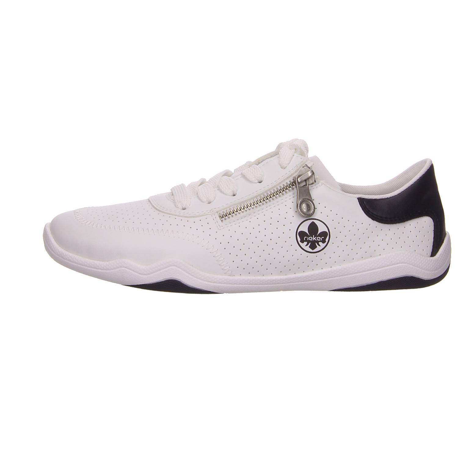 Rieker Barfußschuh weiß weiss/weiss kombi