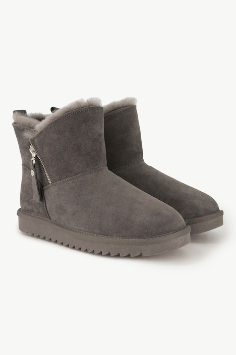 Ara Lammfell-Boots, Zipper, kuschelweich, leicht
