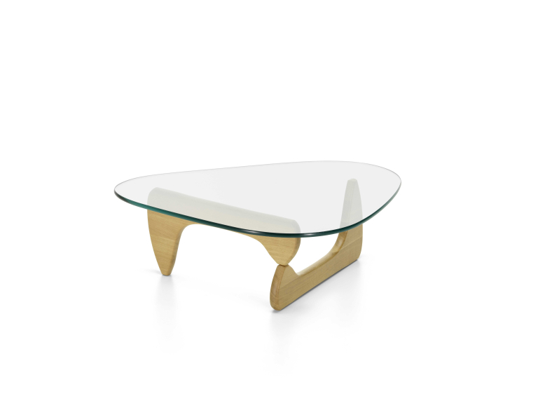 Vitra Noguchi Coffee Table salontafel met eiken onderstel
