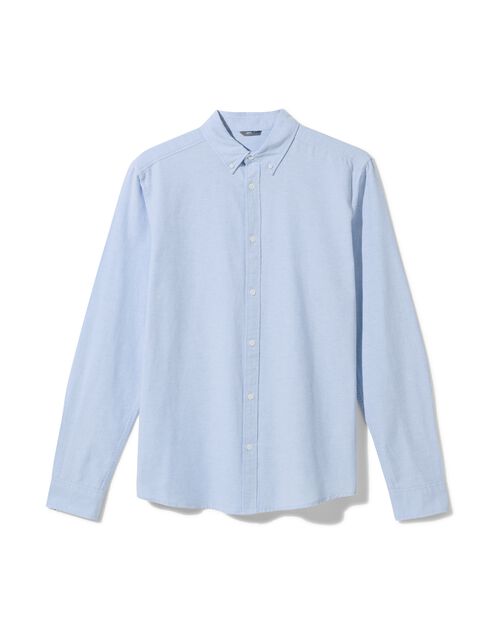 chemise homme bleu