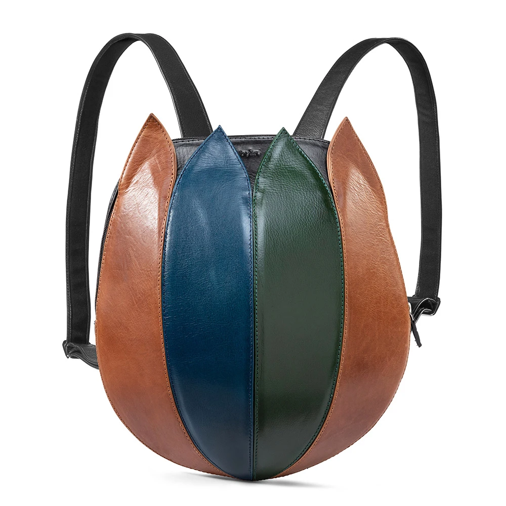 Tulip Backpack Multi Vintage Shine Leather